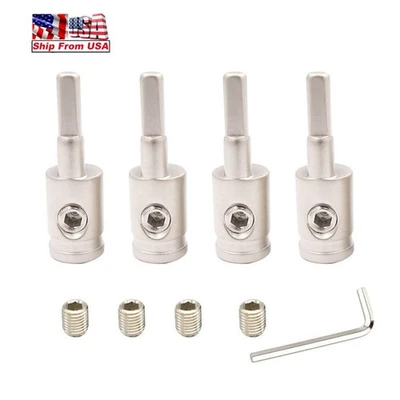 4X Car Stereo Audio Wire Reducer 4Gauge to 8Gauge for Amp Input Connection - Image 1 of 4