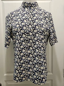 TOMMY BAHAMA ISLAND ZONE SHORT SLEEVE FLORAL TOP SIZE L - Picture 1 of 5