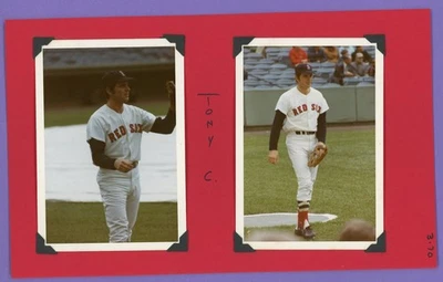 1969-70 Tony Conigliaro Boston Red Sox Original Photo Lot, 4 Photos Dated - Image 1 of 4