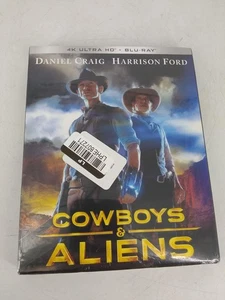 COWBOYS & ALIENS New Sealed 4K Ultra HD UHD + Blu-ray Danuel Craig Harrison Ford - Picture 1 of 3
