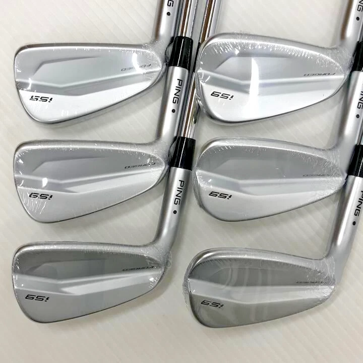 Ping i59 Iron Set 5I - 9I,W 6 Clubs AWT 2.0 LITE Flex S Black Dot Men LH New - Image 1 of 4