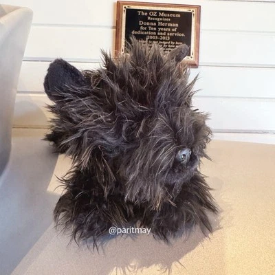 Wizard of Oz Toto Dog Plush Black Terrier ONLY SOLD at OZ Museum Kansas (NEW) - Image 1 of 3