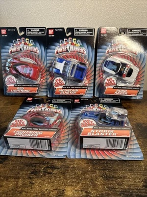 Vintage Power Ranger Turbo Diecast Metal Set Of Five New#3074 -3078 - Image 1 of 4
