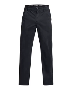 NWT MENS UNDER ARMOUR 1380256 001 UA EXPANSE EVERYDAY BLACK LOOSE FIT PANTS $90 - Picture 1 of 6