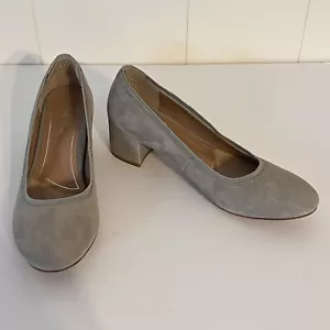 Vionic Natalie Suede Shoes Pumps Women Sz US 9.5  EU 41.5 Slate Grey Barely Worn - Picture 1 of 18