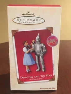 Wizard Of Oz Hallmark Keepsake Christmas Ornament Dorothy Tin Man 2003 Box - Picture 1 of 8