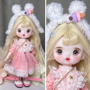 1/8 Kugelgelenk Puppe Komplettset Mini BJD Puppen Geschenk für Mädchen Überraschung Mädchen Spielzeug - Bild 1 von 5