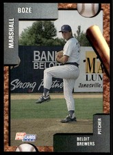 1992 Fleer ProCards 395 Marshall Boze   Beloit Brewers  Baseball Card