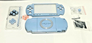PSP 2000 Replacement Full Housing Shell Case Set with Buttons Light Blue