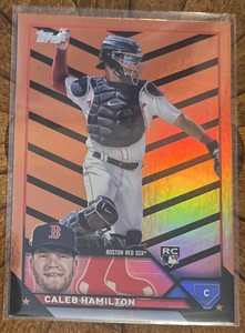 2023 Topps Update Caleb Hamilton RC #US160 Orange Black Parallel