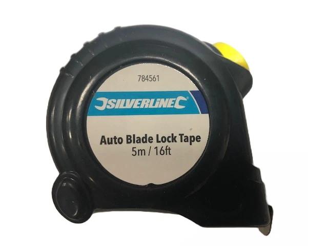 Silverline 5mtr Auto Lock Tape Measure - Image 1 of 1