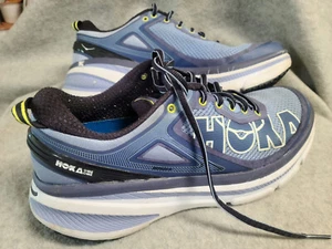 Hoka One One Bondi 4 Damen-Laufschuhe blau, Größe 10 gebraucht, in einwandfreiem Zustand - Bild 1 von 9