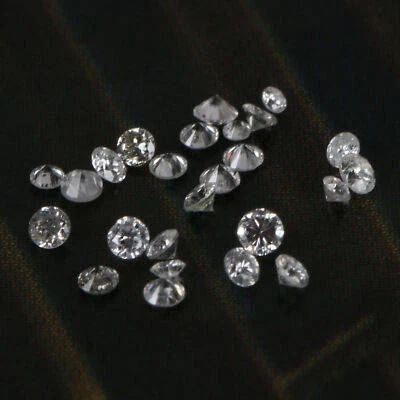 Natural Diamond For Birthday EF VS1 Clarity 1.4mm Round Cut 0.50ct/50 Pcs Lot - Image 1 of 4