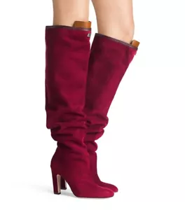 Stuart Weitzman CABERNET SUEDE Medium Größe: 5,5 Stiefel GEBRAUCHT - Bild 1 von 12