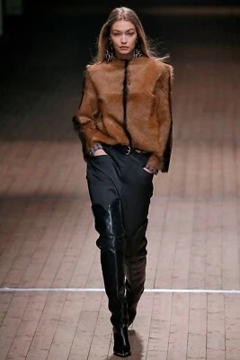 ¡Nuevo! Isabel Marant Mujer Negro Lafsten 90MM Cuero Botas Hasta el Muslo 36 EU 6 US Foto 1 de 4