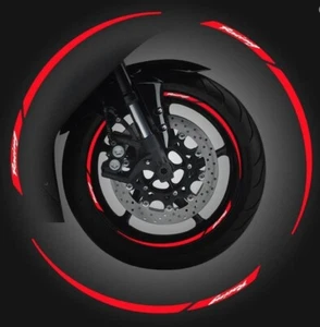 DUCATI Wheel Rim Racing Modular MOTORCYCLE WHEEL RIM STICKERS KIT ROSSA RED - Picture 1 of 4