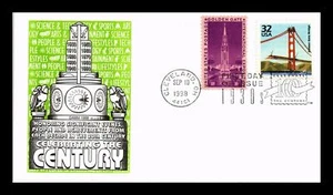 US COVER GOLDEN GATE BRIDGE 1930S CELEBRATE CENTURY FDC COMBO GAMM CACHET - Picture 1 of 2