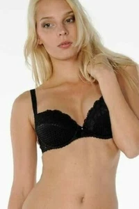 Soutien-gorge 85C (70C eu) Push-Up Lejaby Antalia Noir - Picture 1 of 6