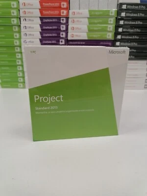 MS Project Standard 2013 DVD Portuguese Africa 32/64bit NUOVO SIGILLATO FATTU... - Immagine 1 di 3