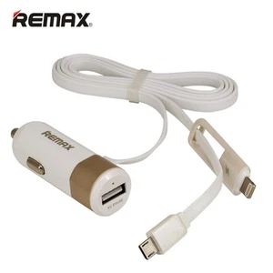 X2 Fast High Speed USB Mobile Cell Phone Car Power Charger For iP + Micro Cable - Zdjęcie 1 z 18