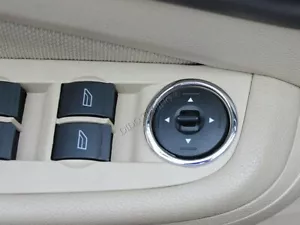 Fits FORD FOCUS mk2 Chrom Rahmen für den Spiegelschalter - poliert ALUMINIUM - Bild 1 von 6