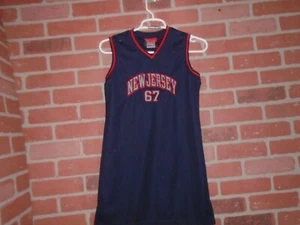 NUEVO VESTIDO JERSEY NETS VINTAGE REEBOK NIÑAS JERSEY TALLA MEDIANA 10/12 - Imagen 1 de 3