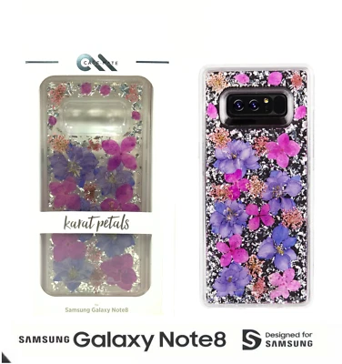 Case Mate Impact Absorbing Hybrid Case For Samsung Galaxy Note 8 - Flower Petals - Image 1 of 4