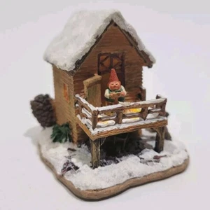 Rien Poortvliet Classic Gnomes Mary Michael Egbert House With Wren Winter - Picture 1 of 5