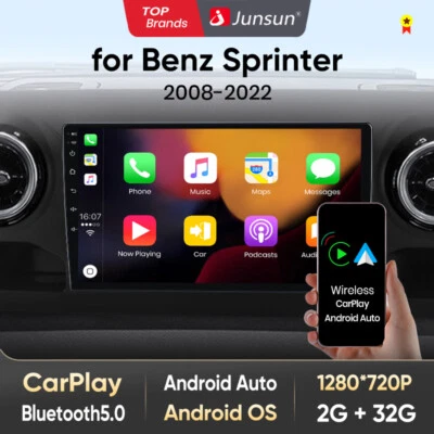 Für Mercedes Benz Sprinter W907 2019-2023 10" Android 13 Autoradio GPS Navi 32GB - Bild 1 von 4