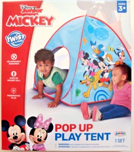 DISNEY JUNIOR MICKEY MAUS & FREUNDE, POP UP SPIELZELT, KINDER 3+, NEU - Bild 1 von 9
