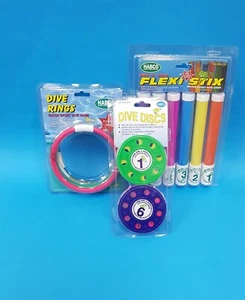Pool Dive Toys  Game sets Dive Rings Dive Discs Dive Sticks Habco Quality - Picture 1 of 1