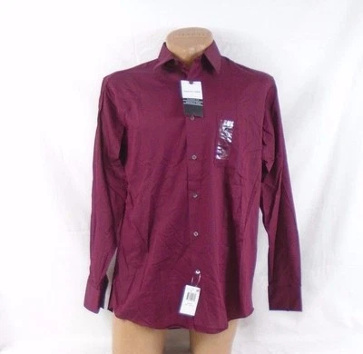 Geoffrey Beene Classic-Fit Wrinkle Free Bedford Cord Shirt 17 1/2 34-35 555A - Image 1 of 4