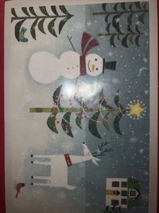Hallmark entzückende Glitzerkarte "Weihnachten" - Bild 1 von 5