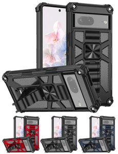 FOR GOOGLE PIXEL 7/PIXEL 7 PRO CASE TACTICAL ARMOR RING STAND COVER+STYLUS - Foto 1 di 22