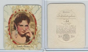 G14-15-1 Garbaty, Modern Beauties, 1937, #64 Jarmila Novotna