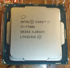 7th Gen Intel Core i7-7700K LGA 1151 CPU  4.5 GHz Quad  Cores  Processor 91W