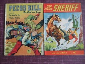 PECOS BILL #5 & DER KLEINE SHERIFF Nr. 60  beide MONDIAL-Verlag