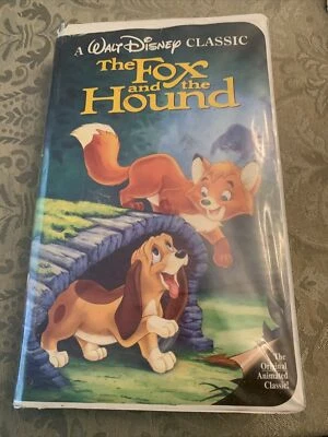Rare WALT DISNEY CLASSIC The Fox and the Hound (VHS 2041) Black Diamond Edition - Image 1 of 4