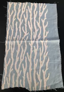 MANUEL CANOVAS Trieste in Blue & Ivory 15 1/2 x 25 1/2" Nautical Fabric Sample - Picture 1 of 3