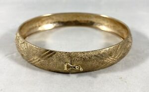 Vintage 10K Gold Bangle Bracelet 7.9 Grams