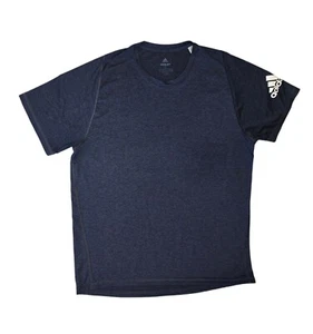 Adidas Men's Royal Blue FREELIFT Short Sleeve CLIMALITE Performance Shirt Size L - Picture 1 of 3