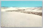 Postcard Nm White Sands National Monument Ripples Of White Sand