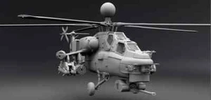 3D Printed 1/48 Soviet M28 Havoc Single-Rotor Armed Helicopter Unpainted Model - Bild 1 von 5