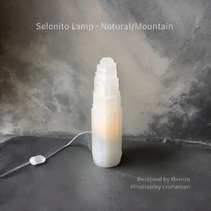 Selenite Crystal Lamp 35 cm Natural Crystal Light Perfect for Home Decoration - Picture 1 of 5