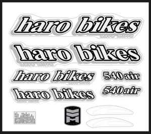 Haro Mirra 540air 2001 Decal set Mid School BMX - Picture 1 of 2