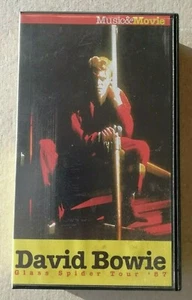 VHS DAVID BOWIE Glass Spider Tour 1987 Music&Movie original vintage Heroes italy - Picture 1 of 5