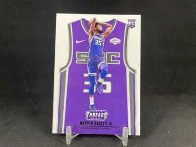 2018-19 PANINI THREADS BASKETBALL MARVIN BAGLEY III #144 ROOKIE ICON INSERT - Image 1 of 2
