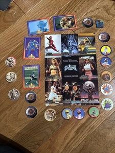 Rare Vintage Mmpr Power Rangers Pogs Cards Promo Vr Troopers  - Picture 1 of 5