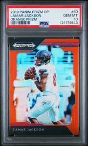 💎2019 Panini Prizm Draft - Lamar Jackson #60 Orange Prizm PSA 10💎 - Bild 1 von 3