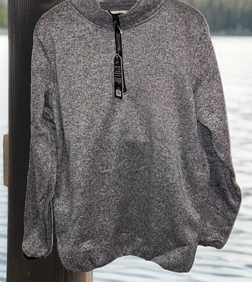 Chaqueta polar para mujer forrada Serpa 1/4 cremallera manga larga azul jaspeado talla L Foto 1 de 4